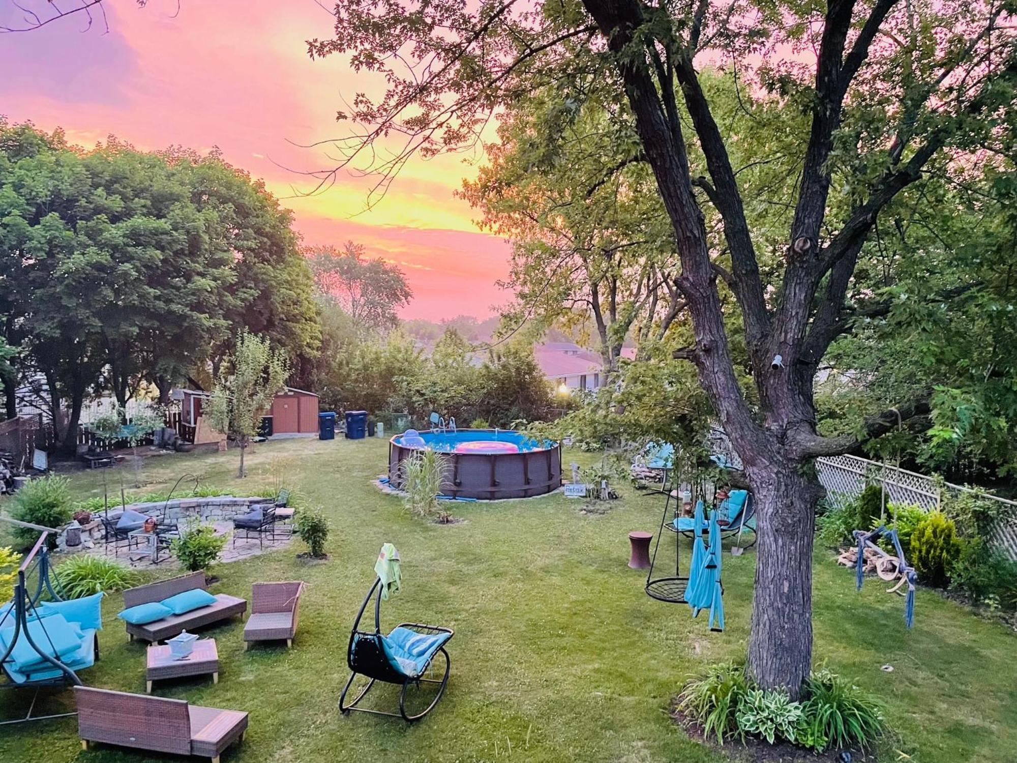 Schaumburg Paradise Oasis With A Secret Garden And Private Pool Dış mekan fotoğraf