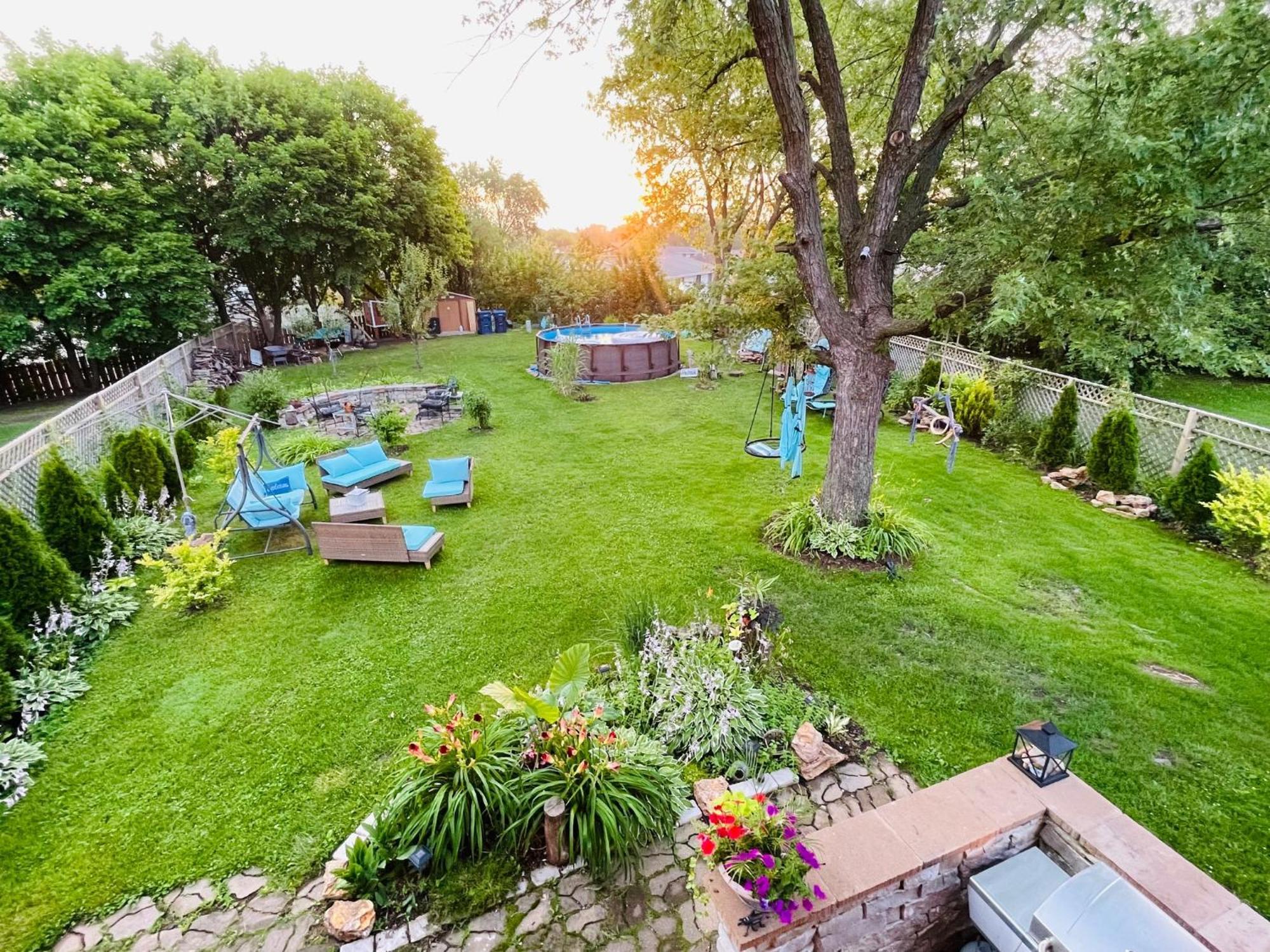 Schaumburg Paradise Oasis With A Secret Garden And Private Pool Dış mekan fotoğraf
